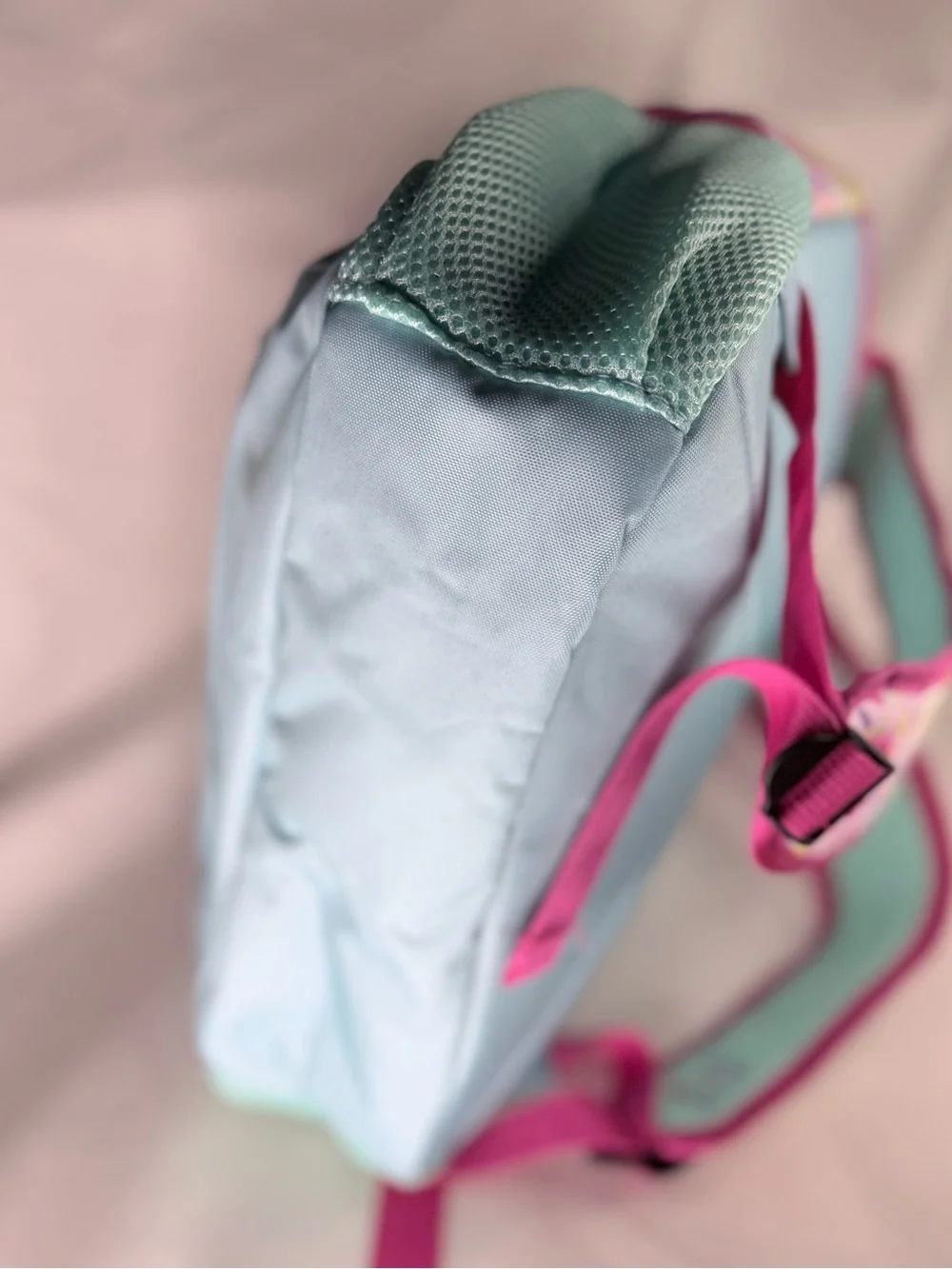 Libbey Light Blue Cupcake Backpack with Multicolor Sprinkles